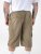 D555 Mason Capribukser med sidelommer Beige - Shorts - Store shorts - W40-W60