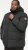 D555 DOMENIC Quilted Puffer Jacket With Half Micro Fleece Lining And Hood Black - Jakker - Store jakker - 2XL-12XL