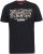 D555 EDWALTON NYCTY Camo Printed Crew Neck T-Shirt Washed Black - T-skjorter - Store T-skjorter - 2XL-14XL