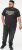 D555 EDWALTON NYCTY Camo Printed Crew Neck T-Shirt Washed Black - T-skjorter - Store T-skjorter - 2XL-14XL