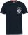 D555 GRAHAM YOSEMITE Chest And Back Printed Crew Neck T-Shirt Navy - T-skjorter - Store T-skjorter - 2XL-14XL