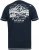 D555 GRAHAM YOSEMITE Chest And Back Printed Crew Neck T-Shirt Navy - T-skjorter - Store T-skjorter - 2XL-14XL