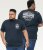 D555 GRAHAM YOSEMITE Chest And Back Printed Crew Neck T-Shirt Navy - T-skjorter - Store T-skjorter - 2XL-14XL