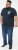 D555 GRAHAM YOSEMITE Chest And Back Printed Crew Neck T-Shirt Navy - T-skjorter - Store T-skjorter - 2XL-14XL