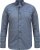 D555 MANGALA Geometric AOP Long Sleeve Shirt With Concealed Button Down Collar Navy - Skjorter - Store skjorter - 2XL-8XL