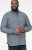D555 MANGALA Geometric AOP Long Sleeve Shirt With Concealed Button Down Collar Navy - Skjorter - Store skjorter - 2XL-8XL