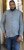 D555 MANGALA Geometric AOP Long Sleeve Shirt With Concealed Button Down Collar Navy - Skjorter - Store skjorter - 2XL-8XL