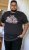 D555 LORNE Motor Bike Splatter Printed Crew Neck T-Shirt Washed Black - T-skjorter - Store T-skjorter - 2XL-14XL
