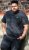 D555 ORSTON Reno Fabric Crew Neck T-Shirt With Chest Embroidery Black Reno - T-skjorter - Store T-skjorter - 2XL-14XL