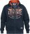 D555 HAMILTON Full Zip Hoody With Authentic 1996 Chest Print Denim - Gensere og hettegensere - Store hettegensere - 2XL-14XL