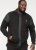 D555 DEAN Couture Zip Through Hoody With Woven Contrast Fabric Trim Black - Gensere og hettegensere - Store hettegensere - 2XL-14XL
