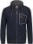 Adamo Michael Hoodie with Zipper Navy - Gensere og hettegensere - Store hettegensere - 2XL-14XL