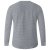 D555 Plato Long Sleeve T-shirt Grey - T-skjorter - Store T-skjorter - 2XL-14XL