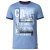 D555 Howie Fine Stripe T-shirt Blue - T-skjorter - Store T-skjorter - 2XL-14XL