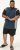 D555 Neath Cut And Sew Crew Neck T-Shirt Denim - T-skjorter - Store T-skjorter - 2XL-14XL
