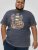 D555 Stockport Multi Coloured Guitar Printed T-Shirt Denim - T-skjorter - Store T-skjorter - 2XL-14XL