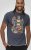 D555 Stockport Multi Coloured Guitar Printed T-Shirt Denim - T-skjorter - Store T-skjorter - 2XL-14XL