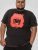 D555 Uxbridge Official AC/DC Band Printed Crew Neck T-Shirt Washed Black TALL SIZES - HERREKLÆR MT-6XLT - Klær for høye menn