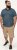 D555 Woolwich AOP Polo Shirt With Ribbed Collar Blue - Polo- & piqueskjorter - Poloskjorte i store størrelser - 2XL-8XL