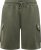 D555 Wigan 1 Elasticated Waist Fleece Cargo Shorts Khaki - Sweatbukser og-shorts - Sweatbukser og Sweatshorts 2XL-12XL