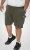 D555 Wigan 1 Elasticated Waist Fleece Cargo Shorts Khaki - Sweatbukser og-shorts - Sweatbukser og Sweatshorts 2XL-12XL