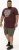 D555 Loughborough Official Gas Monkey Crew Neck T-Shirt Burgundy Black Twist - T-skjorter - Store T-skjorter - 2XL-14XL