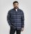 D555 Shrewsbury Long Sleeve with Chest Pocket Blue/Navy Check TALL SIZES - HERREKLÆR MT-6XLT - Klær for høye menn