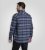 D555 Shrewsbury Long Sleeve with Chest Pocket Blue/Navy Check TALL SIZES - HERREKLÆR MT-6XLT - Klær for høye menn
