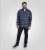 D555 Shrewsbury Long Sleeve with Chest Pocket Blue/Navy Check - Skjorter - Store skjorter - 2XL-8XL