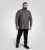 D555 Wakefield Long Sleeve AOP Guitar Printed Shirt Grey - Skjorter - Store skjorter - 2XL-8XL