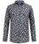 D555 Wakefield Long Sleeve AOP Guitar Printed Shirt Grey - Skjorter - Store skjorter - 2XL-8XL