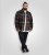 D555 Aldershot Long Sleeve Heavy Shacket Overshirt Tan/Navy Check - Skjorter - Store skjorter - 2XL-8XL