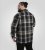 D555 Falkirk Long Sleeve Heavy Shacket Overshirt Black/Grey - Skjorter - Store skjorter - 2XL-8XL