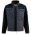 D555 Northampton Hybrid Sherpa Quilted Micro Fleece Jacket Navy - Jakker - Store jakker - 2XL-12XL