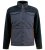 D555 Northampton Hybrid Sherpa Quilted Micro Fleece Jacket Navy - Jakker - Store jakker - 2XL-12XL