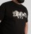 D555 Ginza Tokyo with Dragon Crew Neck T-shirt Black - T-skjorter - Store T-skjorter - 2XL-14XL