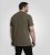 D555 Stockton Gorilla Playing Drums Crew Neck T-Shirt Khaki - T-skjorter - Store T-skjorter - 2XL-14XL