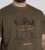 D555 Stockton Gorilla Playing Drums Crew Neck T-Shirt Khaki - T-skjorter - Store T-skjorter - 2XL-14XL
