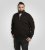 D555 Russel Fleece Sweatshirt with Chest Embroidery Black - Gensere og hettegensere - Store hettegensere - 2XL-14XL