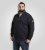 D555 Russel Zip Through Fleece Sweatshirt with Chest Embroidery Navy - Gensere og hettegensere - Store hettegensere - 2XL-14XL
