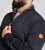 D555 Russel Zip Through Fleece Sweatshirt with Chest Embroidery Navy - Gensere og hettegensere - Store hettegensere - 2XL-14XL