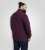 D555 Lancaster Vattert Sweatshirt Vinrød - Gensere og hettegensere - Store hettegensere - 2XL-14XL