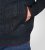 D555 Gillingham Strikket Cardigan med Glidelås og Fôr Marineblå - Gensere og hettegensere - Store hettegensere - 2XL-14XL