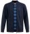 D555 Gillingham Strikket Cardigan med Glidelås og Fôr Marineblå - Gensere og hettegensere - Store hettegensere - 2XL-14XL