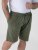 D555 Mitchell 1 Stretch Shorts med Elastisk Midje Khaki - Sweatbukser og-shorts - Sweatbukser og Sweatshorts 2XL-12XL