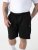 D555 Robinson 1 Fleece Cargo Shorts med Elastisk Midje Svart - Sweatbukser og-shorts - Sweatbukser og Sweatshorts 2XL-12XL