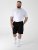 D555 Robinson 1 Fleece Cargo Shorts med Elastisk Midje Svart - Sweatbukser og-shorts - Sweatbukser og Sweatshorts 2XL-12XL