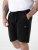 D555 Robinson 1 Fleece Cargo Shorts med Elastisk Midje Svart - Sweatbukser og-shorts - Sweatbukser og Sweatshorts 2XL-12XL