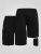 D555 Robinson 1 Fleece Cargo Shorts med Elastisk Midje Svart - Sweatbukser og-shorts - Sweatbukser og Sweatshorts 2XL-12XL