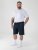 D555 Mitchell 2 Stretch Shorts med Elastisk Midje Marineblå - Sweatbukser og-shorts - Sweatbukser og Sweatshorts 2XL-12XL